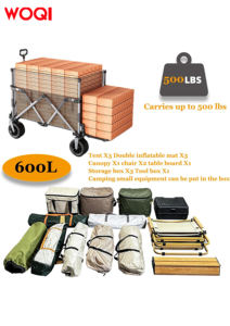 WOQI <span class=keywords><strong>Camion</strong></span> pliable, voiture de jardin polyvalente, voiture de plage, voiture de sport <span class=keywords><strong>tout</strong></span> <span class=keywords><strong>terrain</strong></span> avec grandes roues - Product Image 5