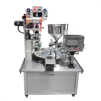 Machine de conditionnement automatique de pâte d'arachide de yaourt de scellage de petite tasse liquide avec le type rotatoire de ffs
