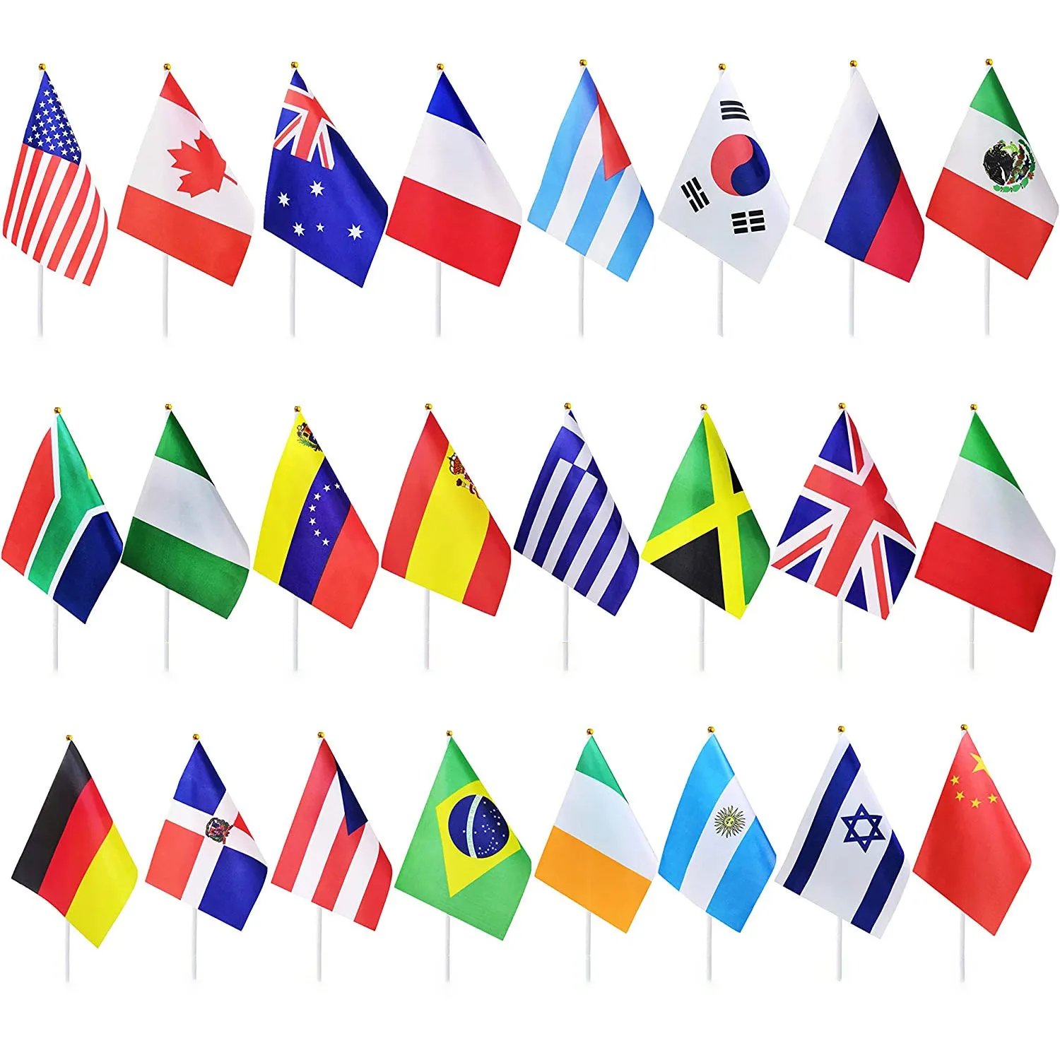 Bolisi Alle Land Nationale Kleine Handvlag 100% Polyester Custom Gedrukt 10*15Cm 14*21Cm Plastic Palen Houten Palen Mini Vlaggen