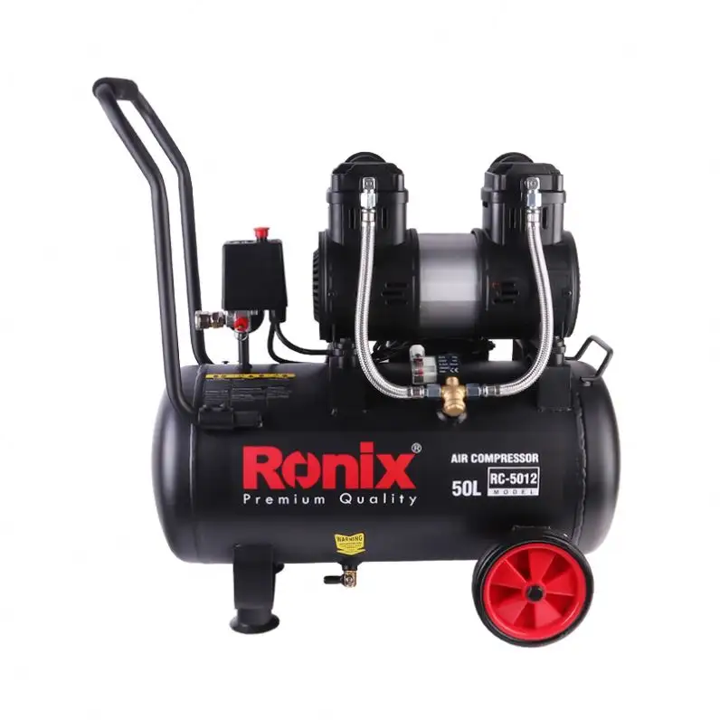 Whole Ronix RC-5012 Air Compressor Electric Cheap Portable 2.2Hp 50L 220V Silent Air Oil-Free Compressor