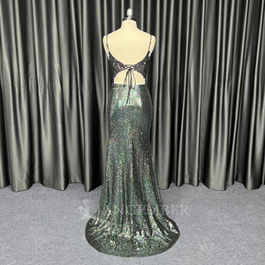 جانمبر HX130 أنيق حزام السباغيتي شق حورية البحر مساء ، - Product Image 3