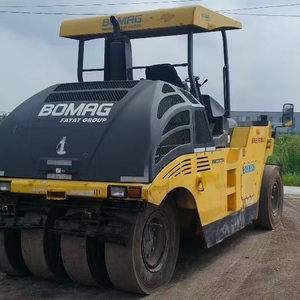 Used BOMAG BW 25 RH Pneumatic Tire Roller 12 Ton Rubber Tyred Compactor for Asphalt <b>Road</b> Construction - Product Image 5