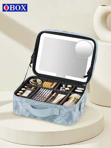Sacs de <span class=keywords><strong>voyage</strong></span> OBOX, étui à cosmétiques de luxe, conçu pour les maquilleurs de mariage, les voyages et les événements sur <span class=keywords><strong>site</strong></span> - Product Image 2