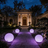 Boule led de levage à suspension dmx led, boule de levage cinétique rvb boule de sphère de lumière à led cinétique