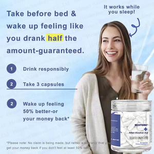 อาหารเสริมอาการเมาค้างสำหรับผู้ใหญ่แคปซูลประสิทธิภาพในการเสริมความงามช่วยให้ตับเผาผลาญแอลกอฮอล์ - Product Image 3