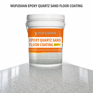Revêtement de sol époxy autonivelant haute résistance à motif marbre avec sable de quartz coloré pour gymnases intérieurs, aéroports et parkings - Product Image 1