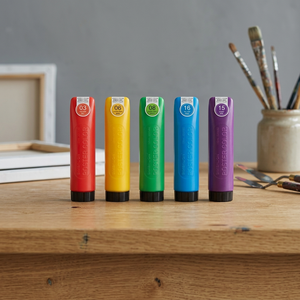 สีโปสเตอร์แบบน้ำ 12 สี รุ่น SIMBALION PT-230 พร้อมมาตรฐานความปลอดภัย EN71-3 ASTM-F963 บรรจุขวด - Product Image 3