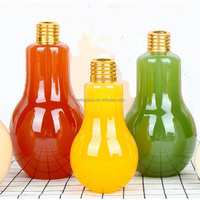 Nouveau design chine meilleur prix 100ML 500Ml verre verres ampoule en forme de paille tasse jus eau boisson bouteille pour la décoration