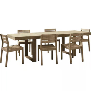 Meubles <span class=keywords><strong>de</strong></span> <span class=keywords><strong>jardin</strong></span> modernes en teck, <span class=keywords><strong>table</strong></span> et chaises <span class=keywords><strong>de</strong></span> salle à manger, terrasse, ensemble <span class=keywords><strong>de</strong></span> <span class=keywords><strong>table</strong></span> <span class=keywords><strong>de</strong></span> salle à manger en bois massif, <span class=keywords><strong>table</strong></span> et chaises en teck - Product Image 6