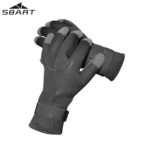 SBART Wholesale High Quality 3mm Neoprene Diving Gloves Cold Weather Warm Snorkeling Gloves Touch Screen Glove Safety Scuba