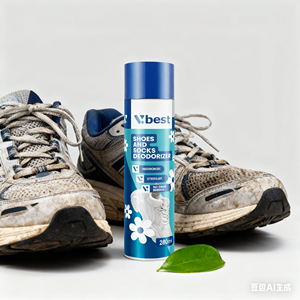 Scarpe di sicurezza professionali deodorante Spray fresco sottovuoto in metallo calzini bottiglia di alluminio deodorante - Product Image 2