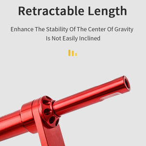 MUQZI Porte-bagages arrière pour vélo pliant Barre d'extension télescopique Easywheel - Product Image 5