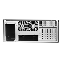 Châssis 4U pour montage en rack, refroidisseur de processeur 145 mm, 2 ventilateurs de 12 cm, 3 baies 3,5/2,5 pouces, alimentation ATX redondante 450 mm, stockage