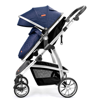Poussette bébé légère, pliable, portable, poussette de voyage, taille cabine d'avion, landau bébé