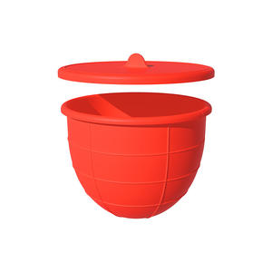 Rivestimenti in Silicone per Ciotole per Mixer <span class=keywords><strong>KitchenAid</strong></span> da 5 Qt, 3 Rivestimenti con Coperchi, Nero/Bianco/Rosso - Product Image 2