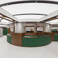 Conception personnalisée de la décoration de boutique pour les parfums avec mobilier d'exposition de parfums sur mesure et aménagement de magasin optimisé