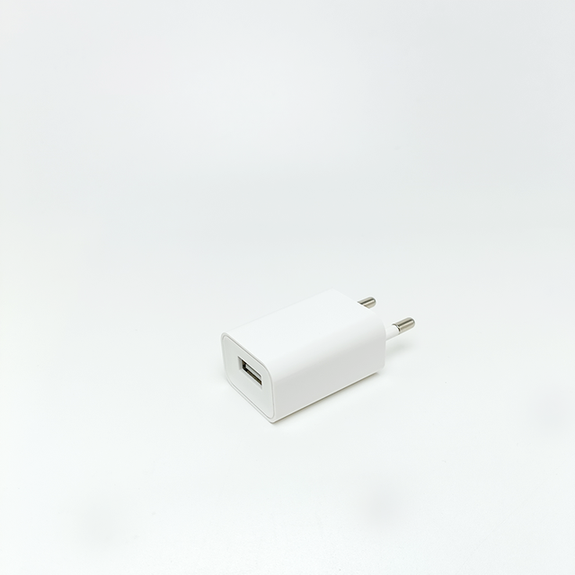 EU Plug Single Port USB Charger Adapter 5W Hot Sale ABS Material Mobile Phones Smart Watches Cameras Earphones 1A Current