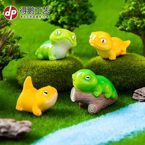 ดีพี คราฟท์ มินิ ลิซาร์ด ฟิกเกอร์เรซิ่น ของตกแต่งสวน ของตกแต่งภายในและภายนอกอาคาร ของตกแต่งโต๊ะทำงาน ของตกแต่งรถยนต์ - Product Image 3