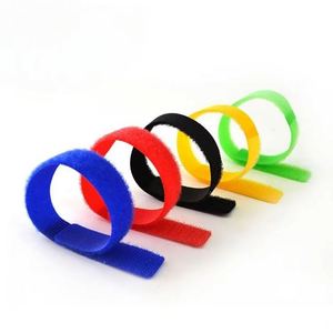 Cable Tie Nylon <b>Hook</b> and Loop Strap Cable Tie Cinch Strap Buckle Velcroes Custom Nylon Fastener Velcroes - Product Image 4