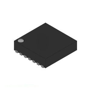 MAX4919BETD+ 14 WFDFN Circuit intégré à puce MAX4919 pour la logique de mise sous tension de la batterie, avec contacts apparents, original, service complet - Product Image 1
