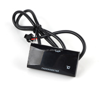 Medidor de temperatura para motocicleta, termómetros, medidor Digital de temperatura del agua, Piezas de motocicleta LCD para KOSO Suzuki DR 100 125 200 300