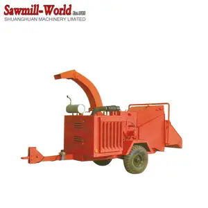 Diesel Hydraulische Pallet Shredder Machine Horizontale Tuin Slijpmachines Houtversnipperaar Voor Biomassa