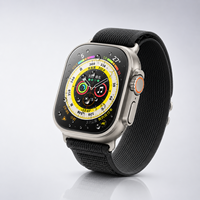 Outil d'alignement facile à installer, protection d'écran en verre trempé HD 9H compatible avec Apple Watch Ultra 1 2 3 49 mm