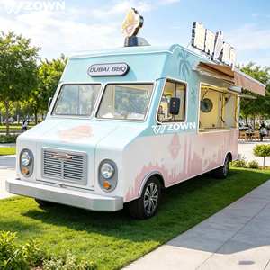 Camión de Comida Móvil Eléctrico de 4 Ruedas Personalizado OEM, Carrito de Comida Callejera Multifuncional, Kiosco de Venta de Café y Helados - Product Image 1