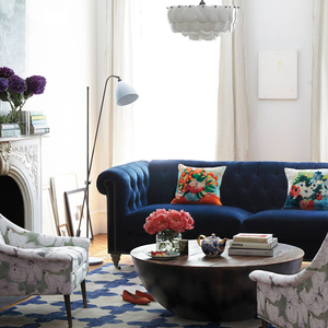 Set di Divani Chesterfield in Velluto di Lusso, Design Moderno, Colore Personalizzabile, Arredamento per <span class=keywords><strong>Soggiorno</strong></span>, 2 Anni di Garanzia per Ville e Scuole - Product Image 4