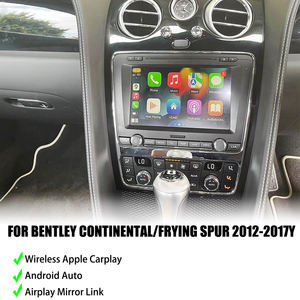 Interface vidéo multimédia sans fil AZTON Factory Radio Upgrade pour Apple CarPlay et Android Auto pour Bentley Continental Flying Spur - Product Image 2
