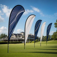 Banner a Goccia Personalizzato in Tessuto Oxford 600D Impermeabile per Tutte le Stagioni