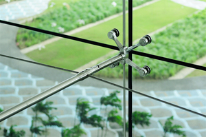 Hot Bán 304 316 Thép Không Gỉ Độ Chính Xác Cao Bạc Satin/Gương Thiết Kế Kính Rèm Tường <span class=keywords><strong>Spider</strong></span> Điểm Cố Định Phù Hợp Cho - Product Image 4