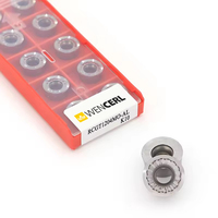 WENCERL Fraiseuse interne RPMT10T3 RPMT12 1204 Revêtement PVD Plaquettes de fraisage CNC en carbure RCGT pour acier inoxydable