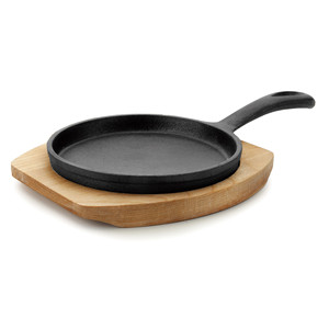 Mini padella liscia con base Magma da 20 cm per cottura su piano cottura - Product Image 1