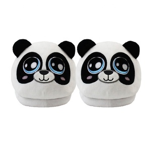 New Design Panda <strong>Slippers</strong> Household Shoes Kids <strong>Novelty</strong> Panda Plush <strong>Slippers</strong> for Kids - Product Image 3