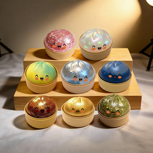 Juguete Antiestrés de TPR con Forma de Dumpling de Anime y Manga, DOWMOO NeeDoh, Simulación Realista, Divertido, Suave, Unisex, para Jóvenes, para Exteriores - Product Image 1