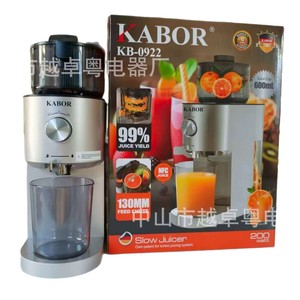 Kabor Slow Juicer 200W Stainless Steel Ice <b>Cream</b> <b>Maker</b> Juicing Milkshakes - Product Image 5