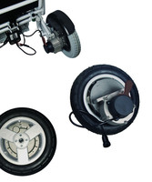 Moteur électrique Offre Spéciale Bldc roues pleines moteur de moyeu de fauteuil roulant électrique de 8 pouces de haute qualité à vendre