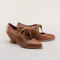 Zapatos de tacón alto gruesos clásicos para mujer, nuevos zapatos de vestir Poinet, tacón transpirable de 5cm, impermeables, de cuero PU, a la moda, con cordones, para oficina