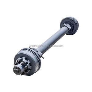 Essieu de remorque de bateau de camping-car de 5000kg avec moyeu paresseux de roue à 10 boulons - Product Image 2