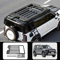 Plateforme de toit en alliage d'aluminium de haute qualité pour Haval H7 V7 Plus, nouvelle, avec échelle latérale spéciale et accessoires de modification pour porte-bagages