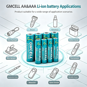 Baterai Lithium Isi Ulang 1.5V AA AAA Dilengkapi dengan Kotak Pengisian Daya Portabel untuk Mainan Anak Perawatan Pribadi Detektor Alarm Pintar - Product Image 6