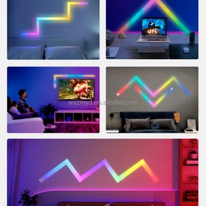 Barre lumineuse murale LED intelligente à commande par application WIFI RGB pour la décoration de la salle de jeu, compatible avec Alexa et Google Assistant - Product Image 4