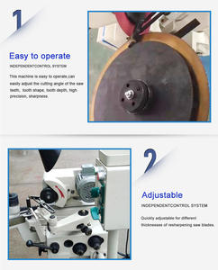 450 yüksek hızlı HSS bıçak taşlama makinesi aracı yarı otomatik testere bıçağı keskinleştirmek makinesi - Product Image 6