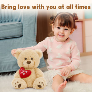 Boneka Beruang Teddy Kecil Grosir dengan Desain Hati Merah 'Aku Mencintaimu' Hadiah Sempurna untuk Hari Valentine Dekorasi untuk Pacar Warna Pink - Product Image 4
