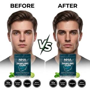 Gomme d'exercice professionnelle personnalisée pour la mâchoire pour hommes, entraîneur musculaire facial, gomme dure modelante pour la mâchoire en nano-hydroxyapatite pour un <span class=keywords><strong>visage</strong></span> affiné - Product Image 3