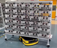 Estante de Inversión Inteligente Compatible con AGV, Carga/Descarga Automática, Recargable, para Suministro de Energía de PCB, Línea de Producción de Fábrica Inteligente