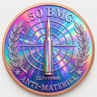 Médaille commémorative de collection spéciale 3D en cuivre fin 999 de 1 oz, en forme de balle, avec relief haut et finition UV anti-décoloration