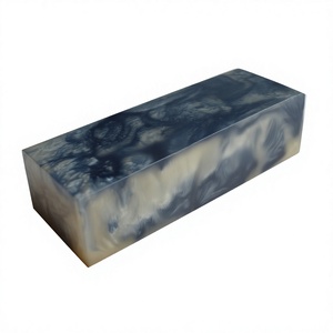 India-Cuchillo de resina epoxi de grado DIY con hoja de acero listo para enviar con bloque de resina con mango - Product Image 1
