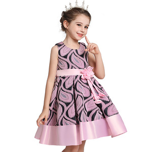 Vestido de Fiesta para Bebés y Niñas Pequeñas, Estilo Nuevo, con Flores - Product Image 3